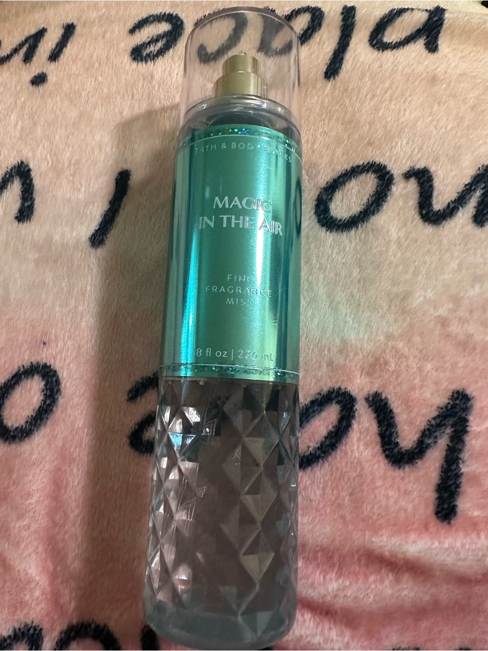 Bath & Body Works magic in the air Teal Shimmery Fine Fragrance Mist